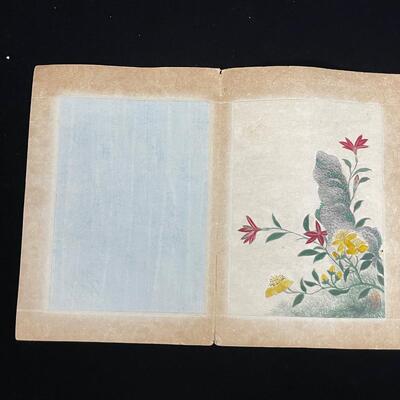 Folding Original Hand-painted Japanese Nature scenes on Paper