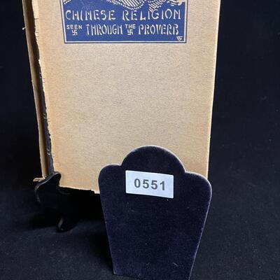 Rare 1935 Vintage Book on Chinese Religion
