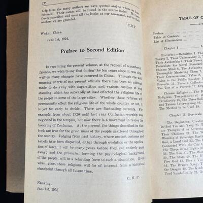 Rare 1935 Vintage Book on Chinese Religion