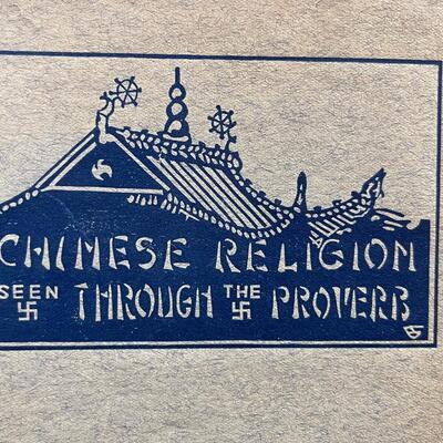 Rare 1935 Vintage Book on Chinese Religion