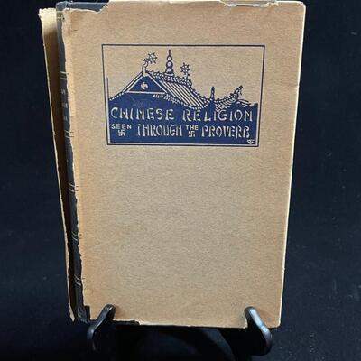 Rare 1935 Vintage Book on Chinese Religion