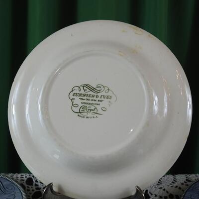 Courier and Ives collectible plates