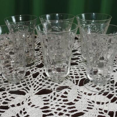 Footed juice glass