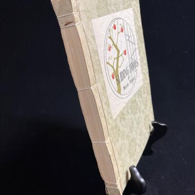 Lovely and Rare Japanese Fabric-Bound book SLIDING DOORS