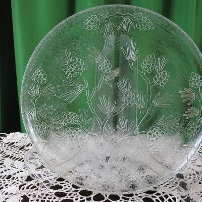 Ponderosa Pine Platter by Indiana Glass