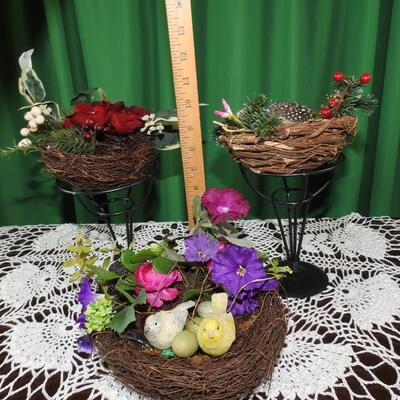 Bird nest decor