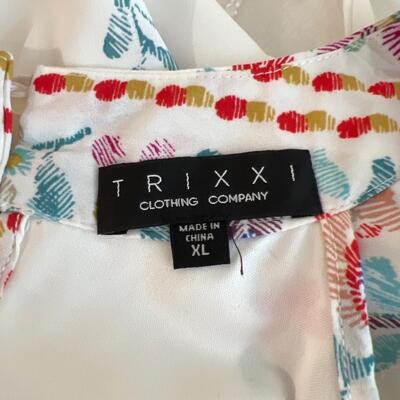 TRIXX ~ Floral Design Dress ~ Size XL
