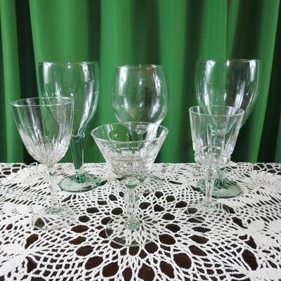 Variety of Crystal Glasses