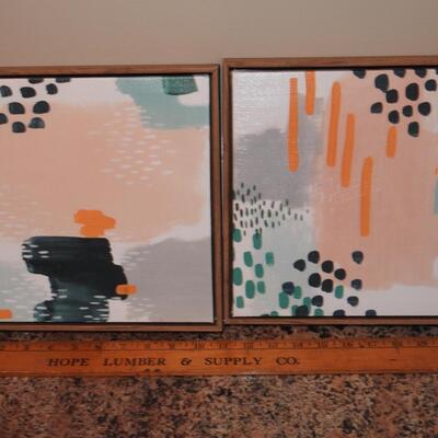 Set of Four Oil Art Paintings