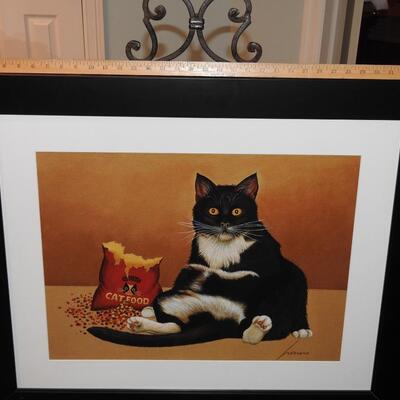 Framed Cat Art