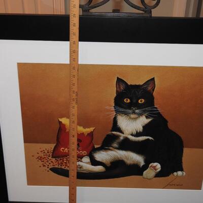 Framed Cat Art