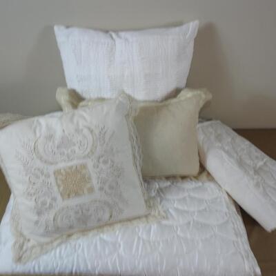 Pillows and mattress pad