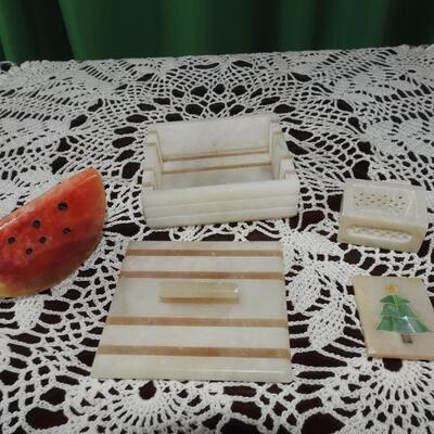 Italian Soapstone Boxes and Watermelon