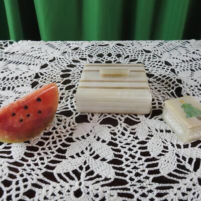 Italian Soapstone Boxes and Watermelon