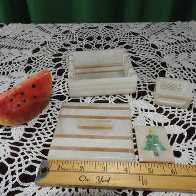 Italian Soapstone Boxes and Watermelon