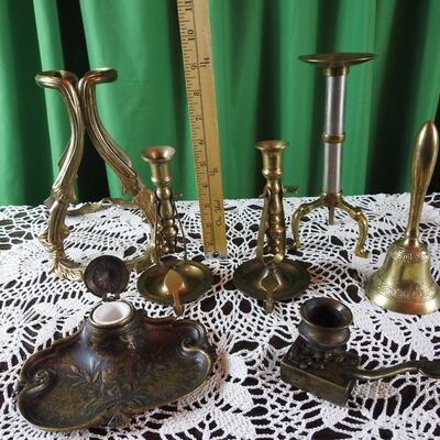 Variety of Brass Home Decor Items