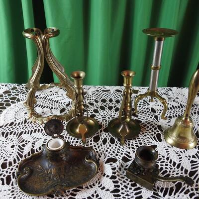 Variety of Brass Home Decor Items