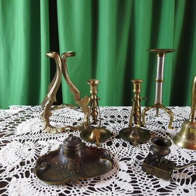 Variety of Brass Home Decor Items