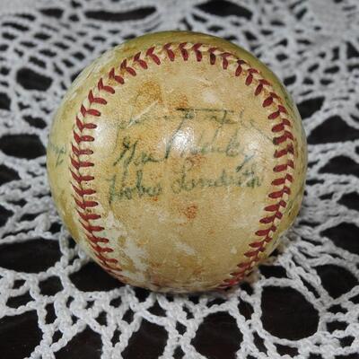 1952 Texas League Tulsa Oilers Signed Baseball