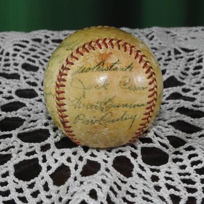 1952 Texas League Tulsa Oilers Signed Baseball