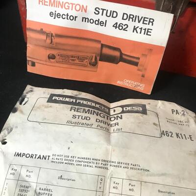 Lot 81: Remington Powder Actuated  Stud Driver