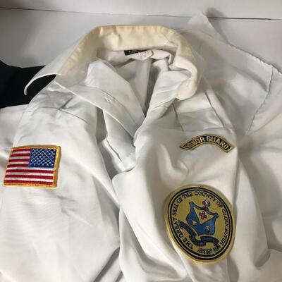 Lot 86: Naval Honor Guard Uniform Shirts & Pants