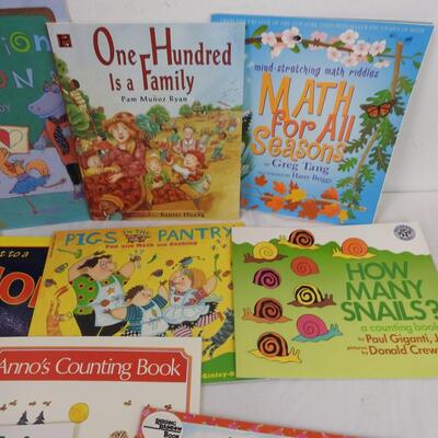 20 Children's Math Counting Books: How many snails? to Hershey's Fraction Book