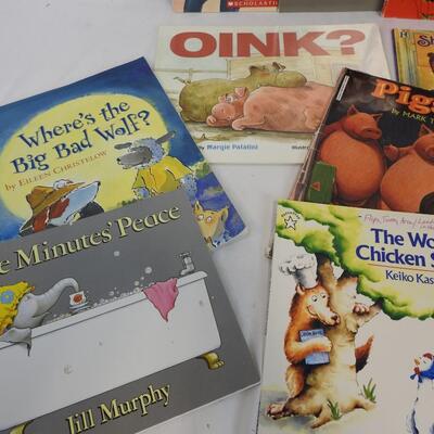 16 Animal Children Story Books: Oink? to The Stray Dog