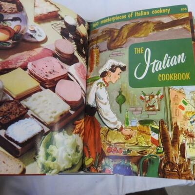 2 Vintage Volumes of Cooking Magic 1954 Copies, Good Condition Cookbooks