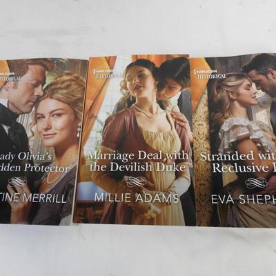 Harlequin Historical Fiction Romance Novels,16 Paperback, Good Condition