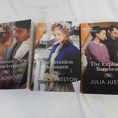 Harlequin Historical Fiction Romance Novels,16 Paperback, Good Condition