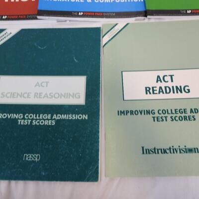 Sparknotes AP Test Exam Preps, ACT Workbooks, Psychology, U.S. History etc.