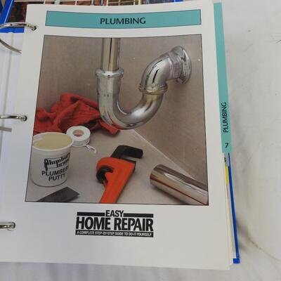 4 Volume Easy Home Repair, Complete Step-by-Step Guide to Do-It-Yourself Binders
