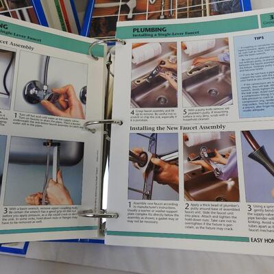 4 Volume Easy Home Repair, Complete Step-by-Step Guide to Do-It-Yourself Binders