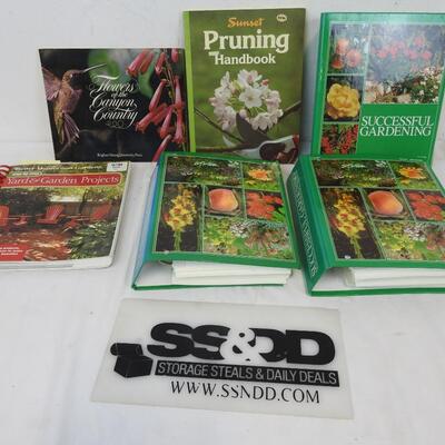 6 Gardening Guides and Handbooks, Flowers of the Canyon, to Pruning Handbook