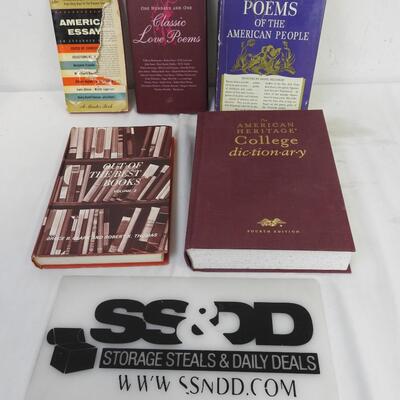 5 Colledge Education Resources: American Heritage College Dictionary to Poetry