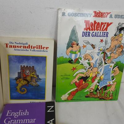 12 Miscellaneous Language Books: Kids to Novels, Italian, German and Japanese