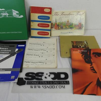Music and Art Media: Josh Groban Closer Songbook, Painting and Art Books etc.