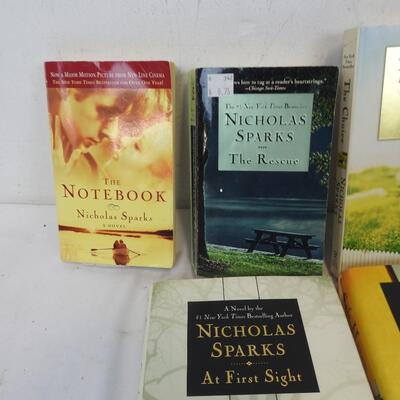 4 Fiction Nicholas Sparks Books: The Notebook -to- Safe Haven