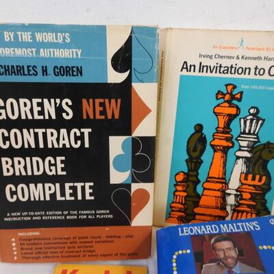 6 Non-Fiction Books: An Invitation to Chess - Goren's New Contract Bridge