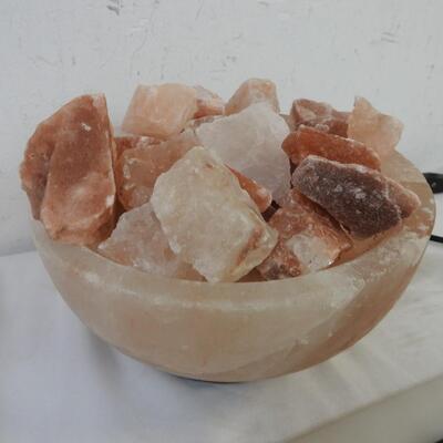 Salt Lamp, Works, Needs new Bulb