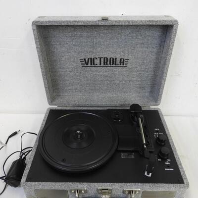 Victrola Turn Table, No Needle, Works