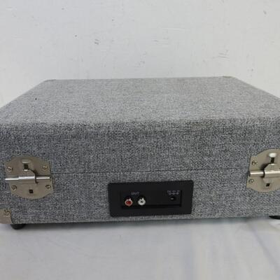 Victrola Turn Table, No Needle, Works