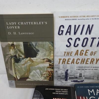 9 Fiction Books: Some Vintage, H.G. Wells, Tolstoy, Gavin Scott