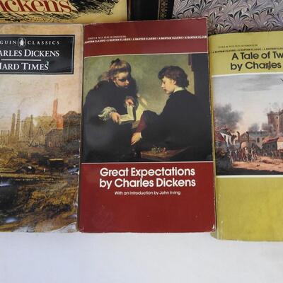 5 Books, All By Charles Dickens, Vintage