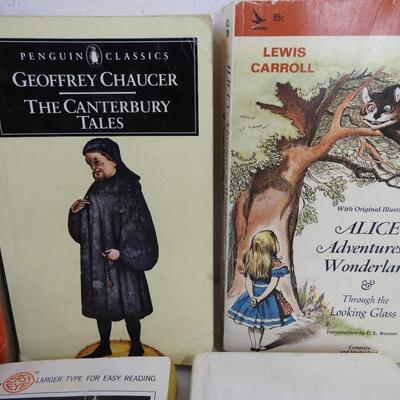 8 Books, Classics, Lord of the Flies, Alice's Adventures in Wonderland