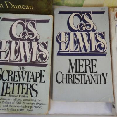 6 Books on C.S. Lewis, The Great Divorce, Life and Works of C.S. Lewis