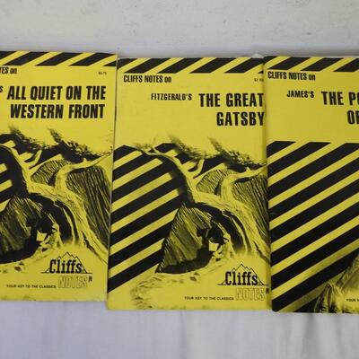 6 Books: Cliffs Notes: David Copperfield, Jane Eyre, The Great Gatsby