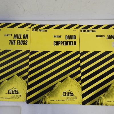 6 Books: Cliffs Notes: David Copperfield, Jane Eyre, The Great Gatsby