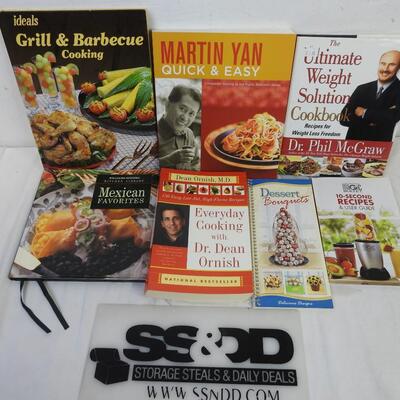 7 Cookbooks, Dessert Bouquets, Grill & Barbecue Cooking, Mexican Favorites